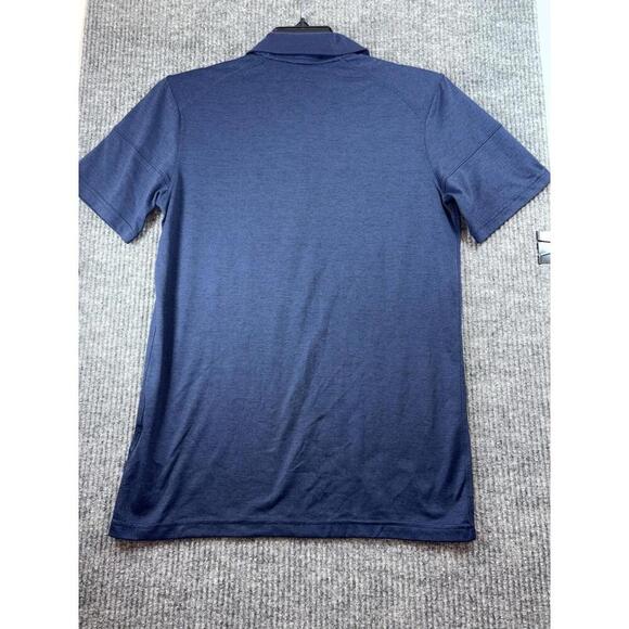 NIKE BSBL Detroit Tigers Polo Shirt Small Navy Blue Golf MLB Performance - Picture 6 of 9